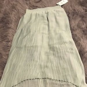 Zara chiffon midi skirt